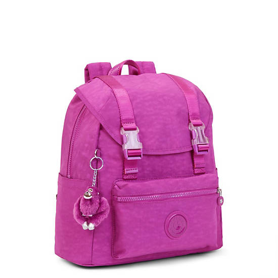 Siggy Small Backpack - Purple Garden | Kipling