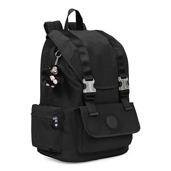 Siggy Large Laptop Backpack, Black, large
