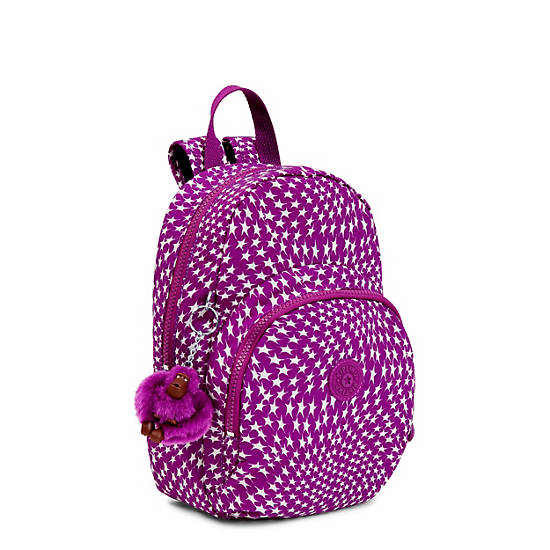Jacque Printed Kids Backpack, Fresh Pink Metallic, large