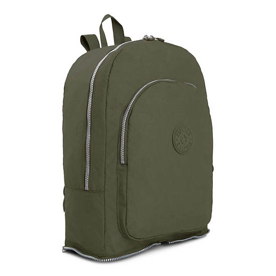 Earnest Foldable Backpack, Jaded Green, large