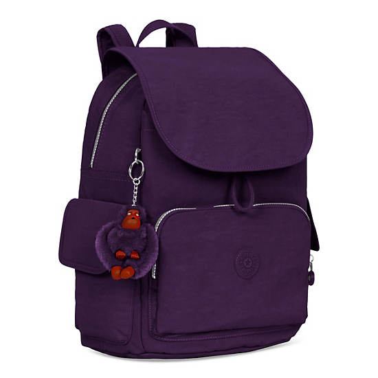 City Pack Backpack, Deep Purple, large