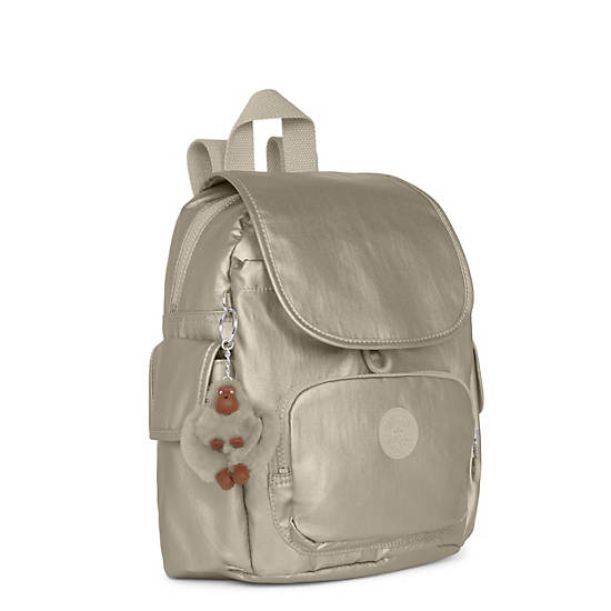 City Pack Extra Small Metallic Backpack - Artisanal K Embossed | Kipling
