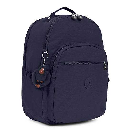 Seoul Go Extra Large 17" Laptop Backpack, True Blue Tonal, large
