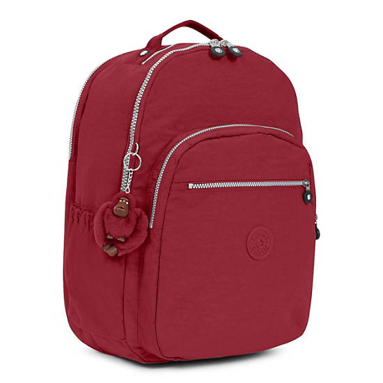 Seoul Go Extra Large 17" Laptop Backpack, Brick Red, large