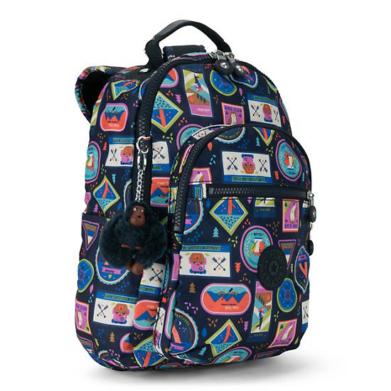 Seoul Go Small Printed 11" Laptop Backpack, Gradient Hair, large