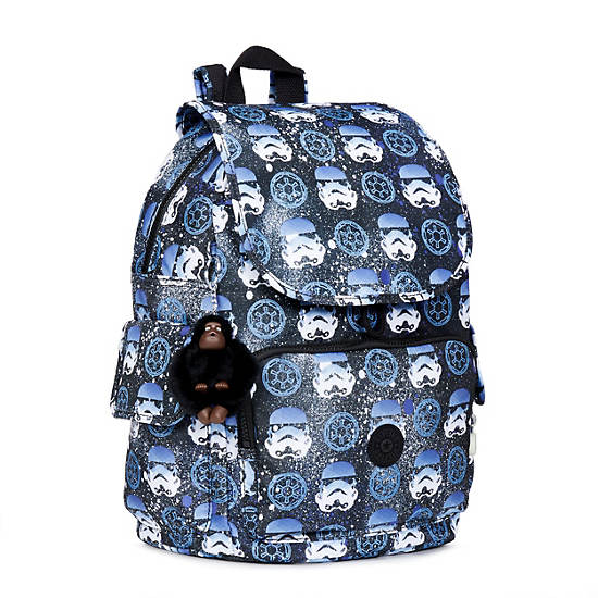 Star Wars City Pack Printed Medium Backpack, Tie Dye Blue Lacquer, large