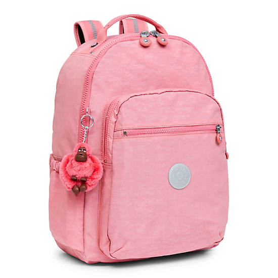 Seoul Go Large Reflective 15" Laptop Backpack, Flash Pink Chain, large