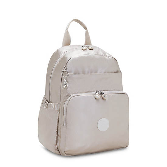 Maisie Metallic Diaper Backpack, Metallic Glow, large