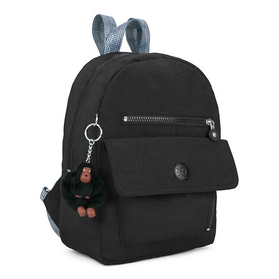 Carrie Small Backpack, Black Grey Mix, large