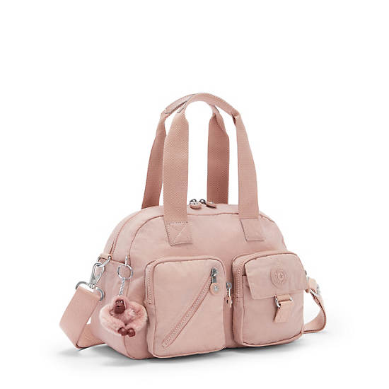 Defea Shoulder Bag, Brilliant Pink, large