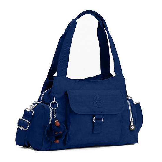 Felix Large Handbag, Frost Blue, large