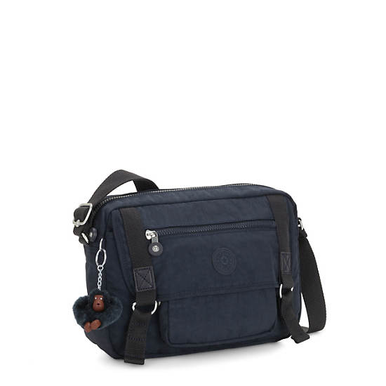 Gracy Crossbody Bag, True Blue Tonal, large