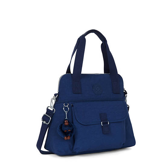 Pahneiro Handbag, Frost Blue, large