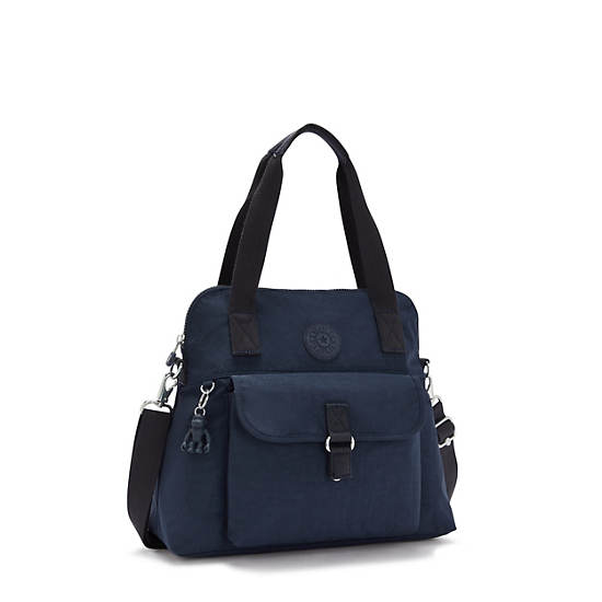 Pahneiro Handbag, Blue Bleu 2, large