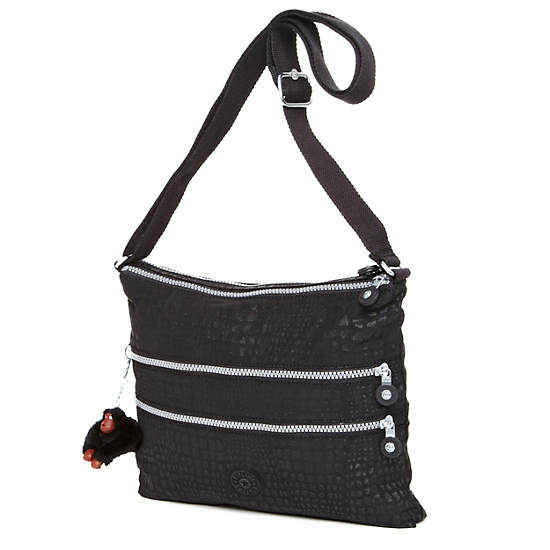 Alvar Crossbody Bag, True Black Mix, large Alvar Crossbody Bag, True Black Mix, large
