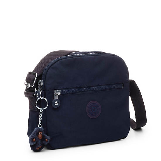 Keefe Crossbody Bag, True Blue Tonal, large