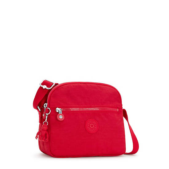 Keefe Crossbody Bag, Red Rouge, large