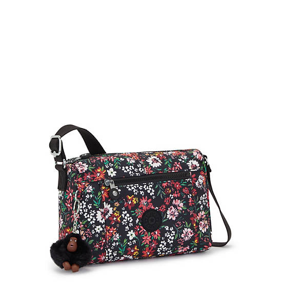 Wes Crossbody Bag, Midnight Floral, large