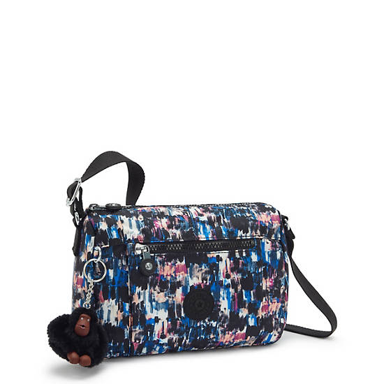 Wes Crossbody Bag, Brush Strokes, large