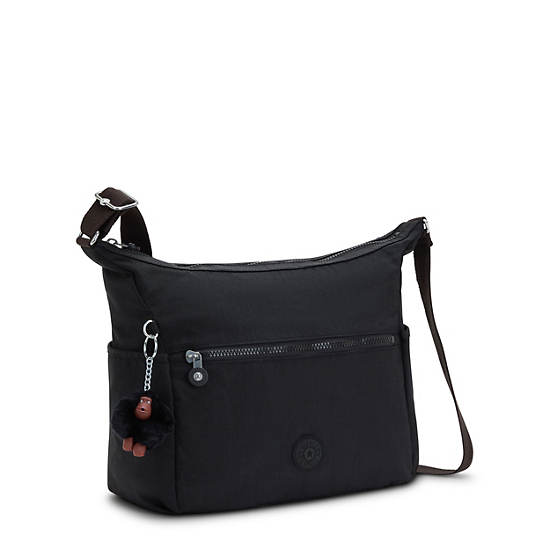 Alenya Crossbody Bag, Black Tonal, large