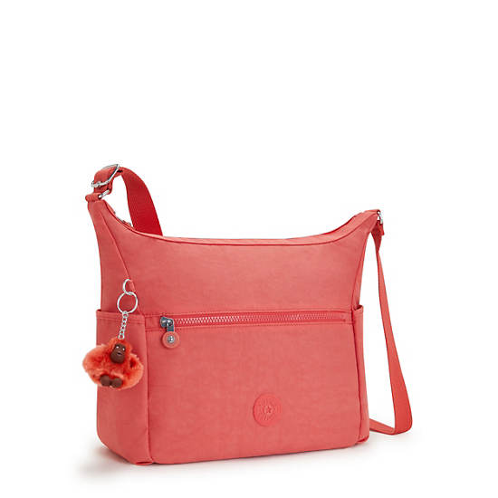 Alenya Crossbody Bag, Papaya Orange Tonal, large Alenya Crossbody Bag, Papaya Orange Tonal, large