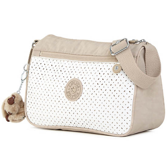 kipling white handbag