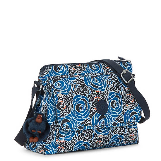 Aisling Printed Crossbody Bag, Abstract Mix, large