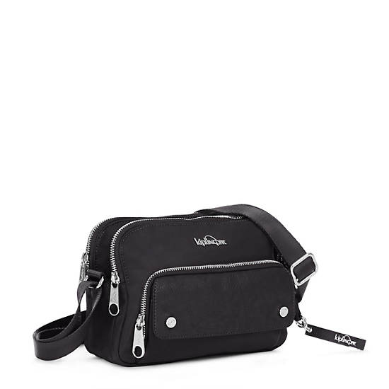 Devine Crossbody Handbag, Black, large
