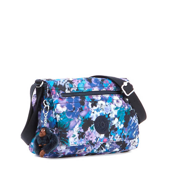 Kaylee Printed Crossbody Handbag, Glitter Pop Purple, large