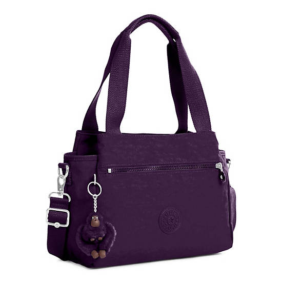 Elysia Shoulder Bag, Deep Purple, large
