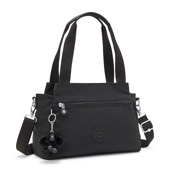 Elysia Shoulder Bag, Black Noir, large