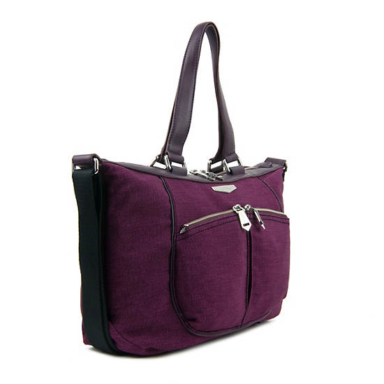 Kaeon Triumphant Handbag, Festive Purple, large