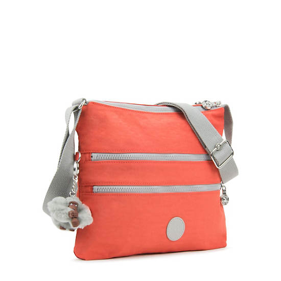 Alvar Colorblock Crossbody Bag, Coral Crush, large