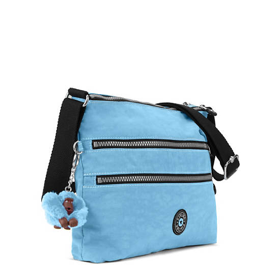 Alvar Vintage Crossbody Bag, Delicate Blue, large