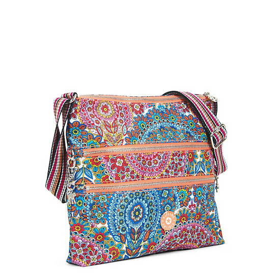 Alvar Printed Crossbody Bag, Sunshine Happy, large