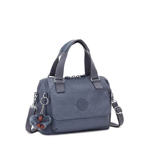 Zeva Handbag, Perri Blue, large