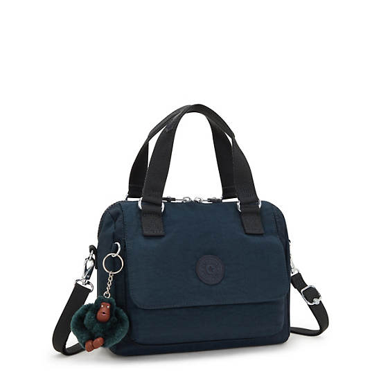 Zeva Handbag, True Blue Tonal, large