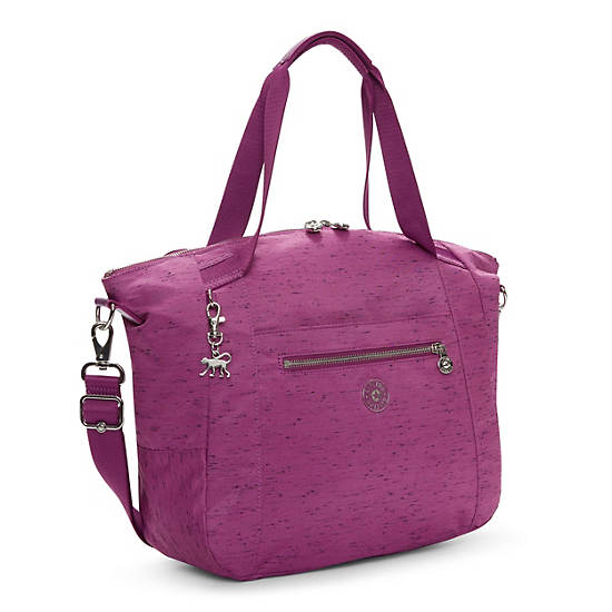 Kingsley Tote Bag, Hot Magenta, large Kingsley Tote Bag, Hot Magenta, large