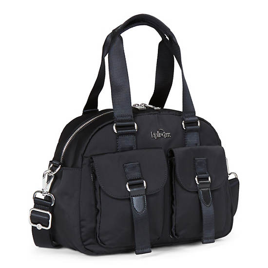 Defea Handbag, Black, large