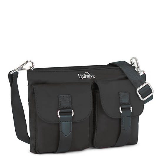 Tessa 5-in-1 Convertible Crossbody Bag, Black, large