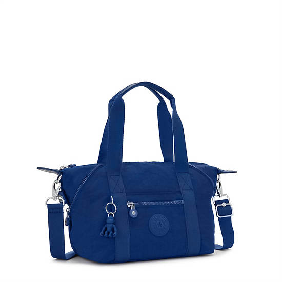 Art Mini Shoulder Bag, Deep Sky Blue, large