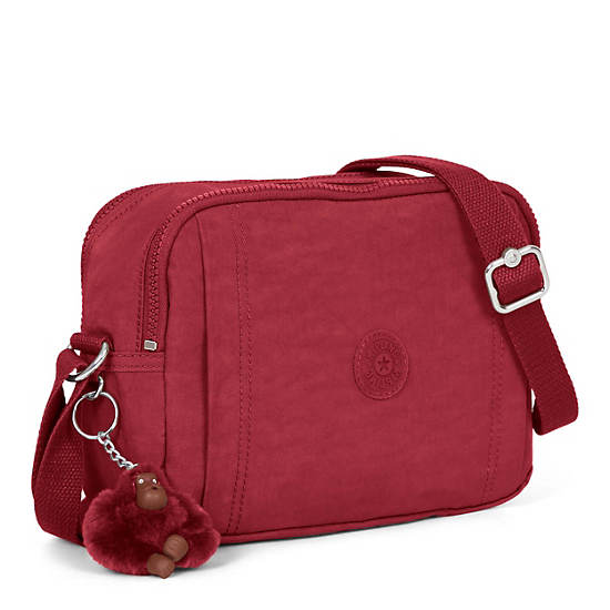 Benci Handbag, Brick Red, large