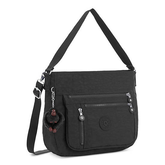 Elody Handbag, Black, large