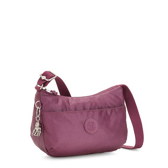 Adley Metallic Mini Bag, Fig Purple Metallic, large