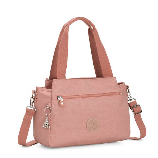 Elysia Handbag, Fresh Pink Metallic, large