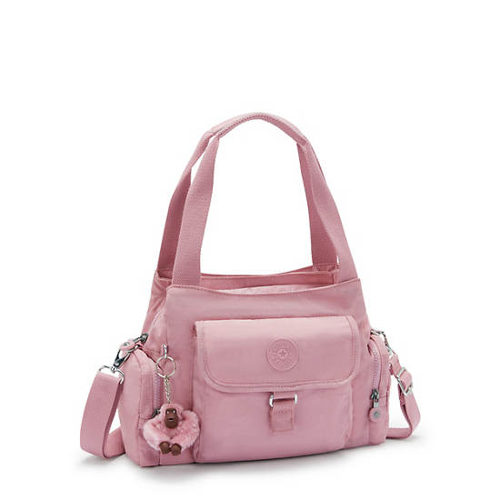 Felix Large Handbag, Soft Blush, large