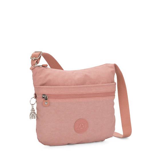 Arto Crossbody Bag, Fresh Pink Metallic, large