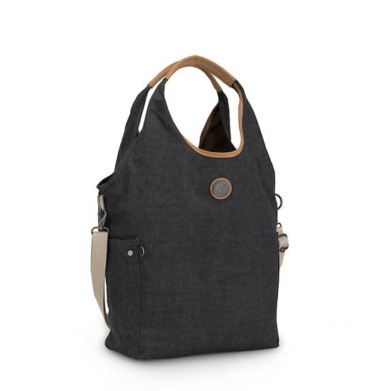 Urbana Shoulder Bag, Hello Kitty Charcoal, large