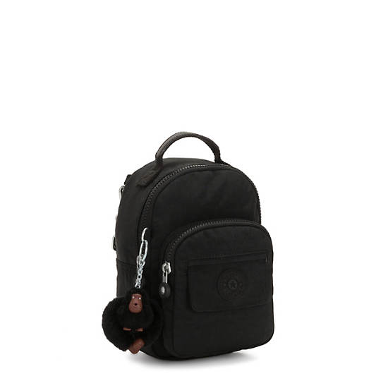Alber 3-in-1 Convertible Mini Bag Backpack, True Black, large