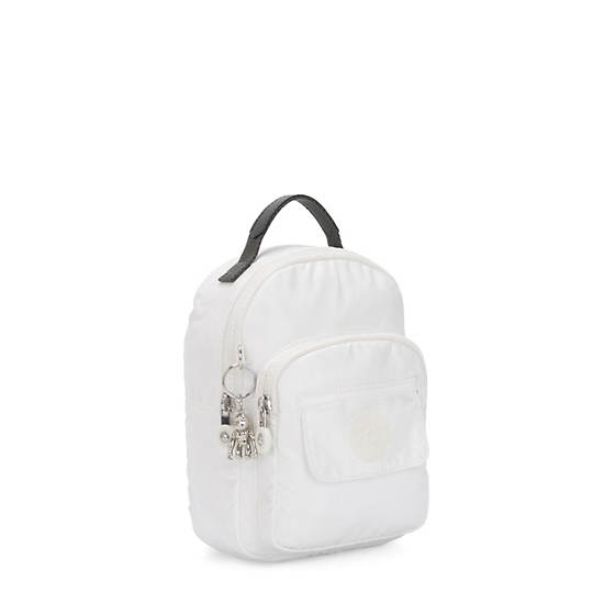 Alber 3-in-1 Convertible Mini Bag Metallic Backpack, Micro Flowers, large